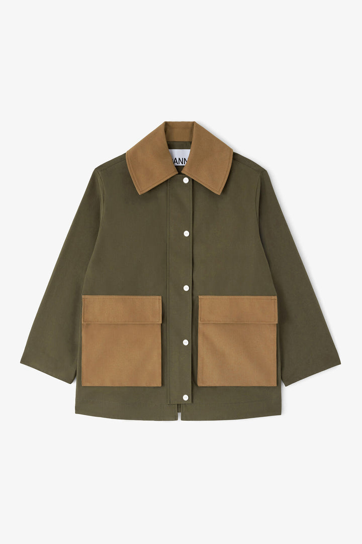 Workwear Canvas Jacket  Military Olive