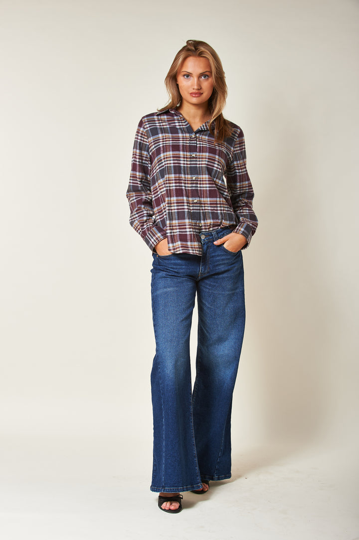 Arc Modern Tartan  Burgundy