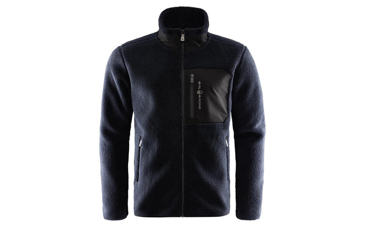 BOWMAN PILE ZIP JACKET  Dark Navy