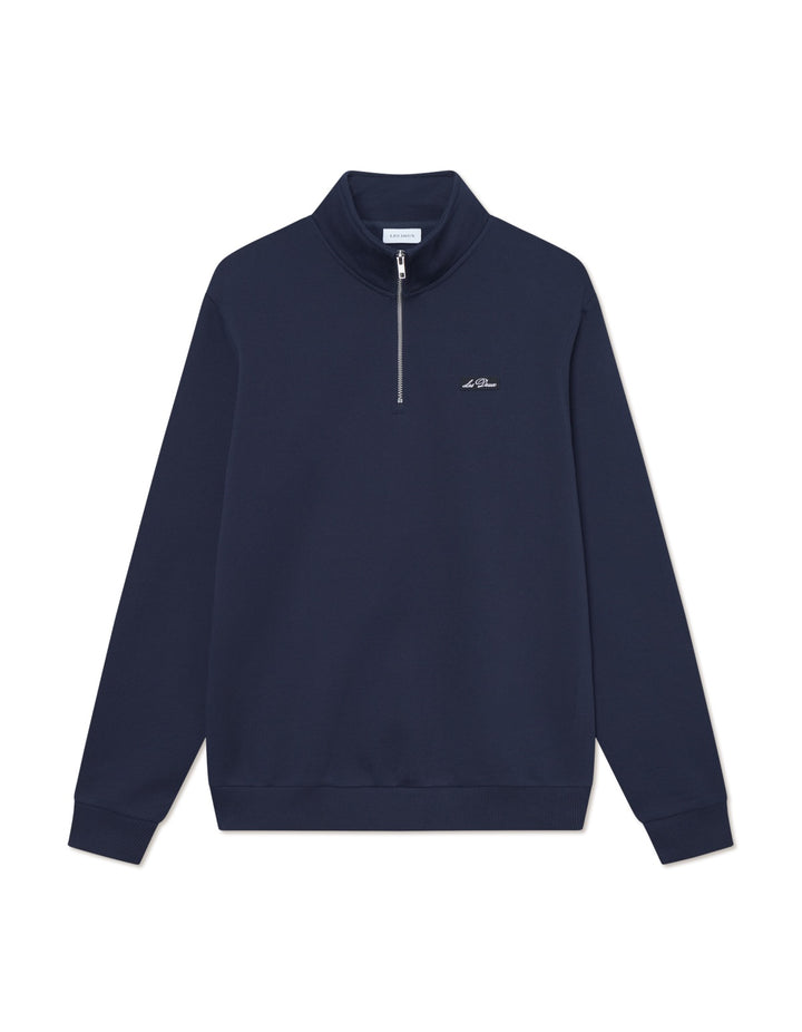 Patch Half-Zip Sweatshirt  Dark Navy