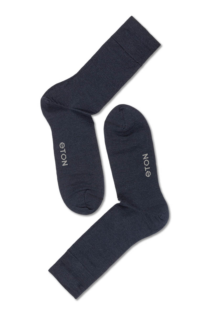 Eton Fine Wool Plain  Dark Blue