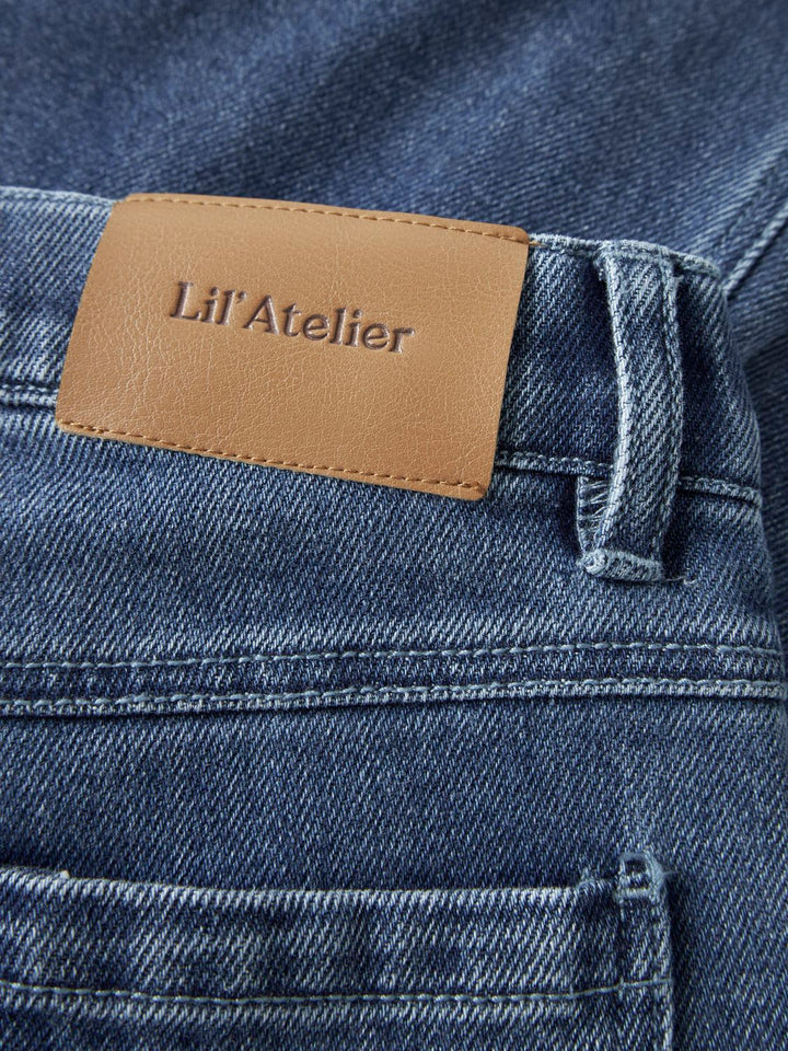 Nmfobello Wide Jeans 1144-Se Lil  Mørkeblå