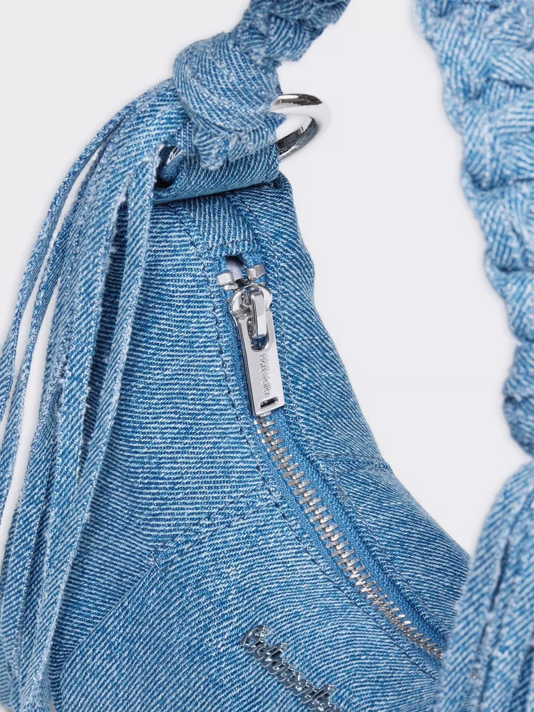 Cocoon Denim Micro Bag  Mid Blue