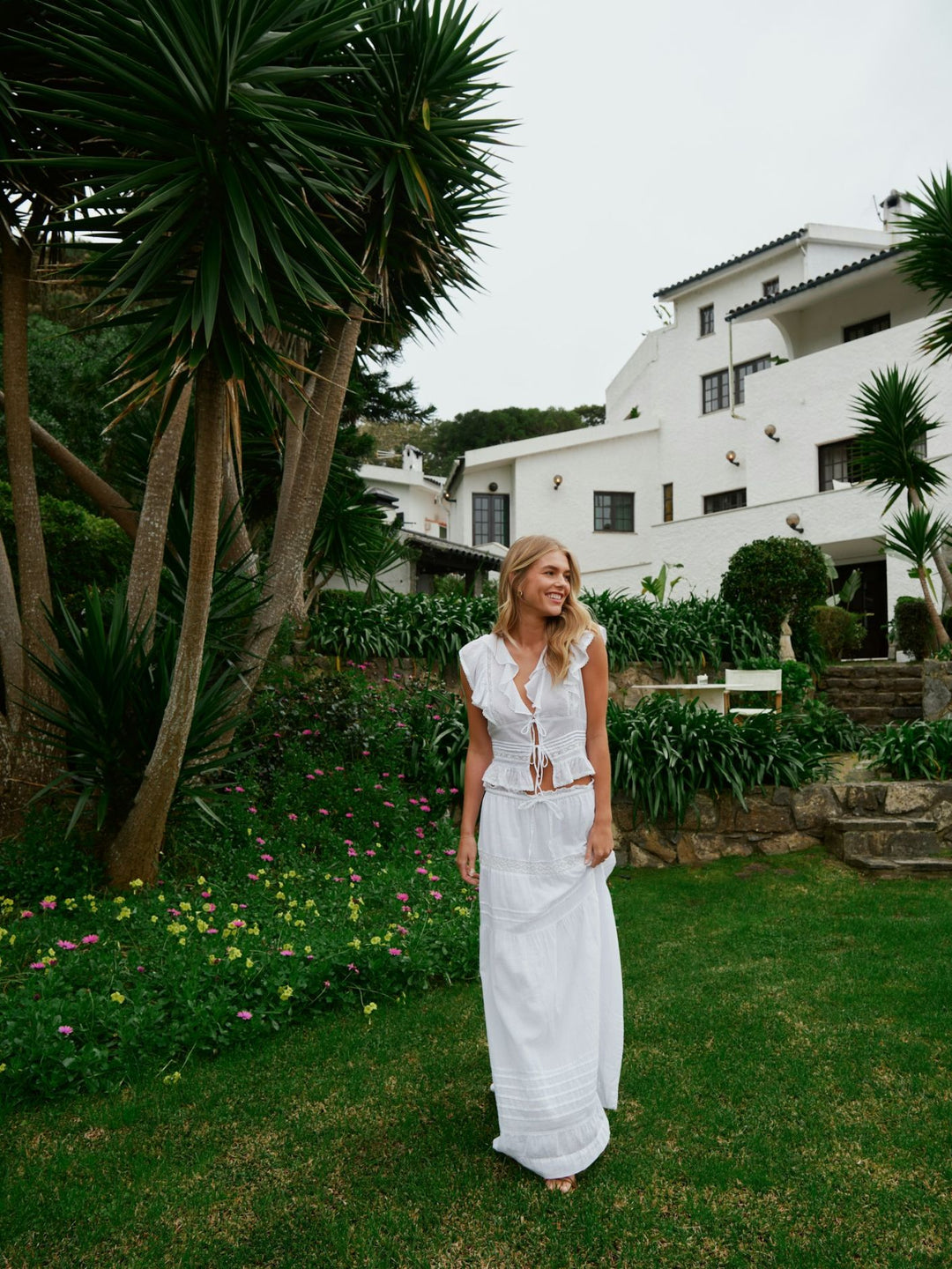 NETALI S VOILE TOP  White