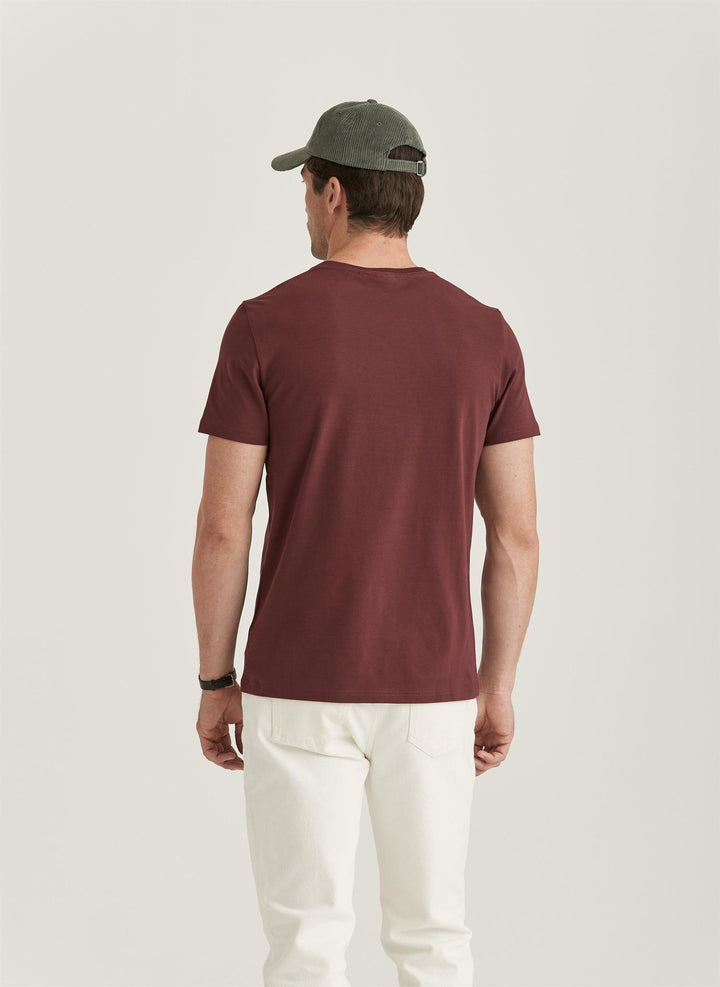 James Tee  Wine Red