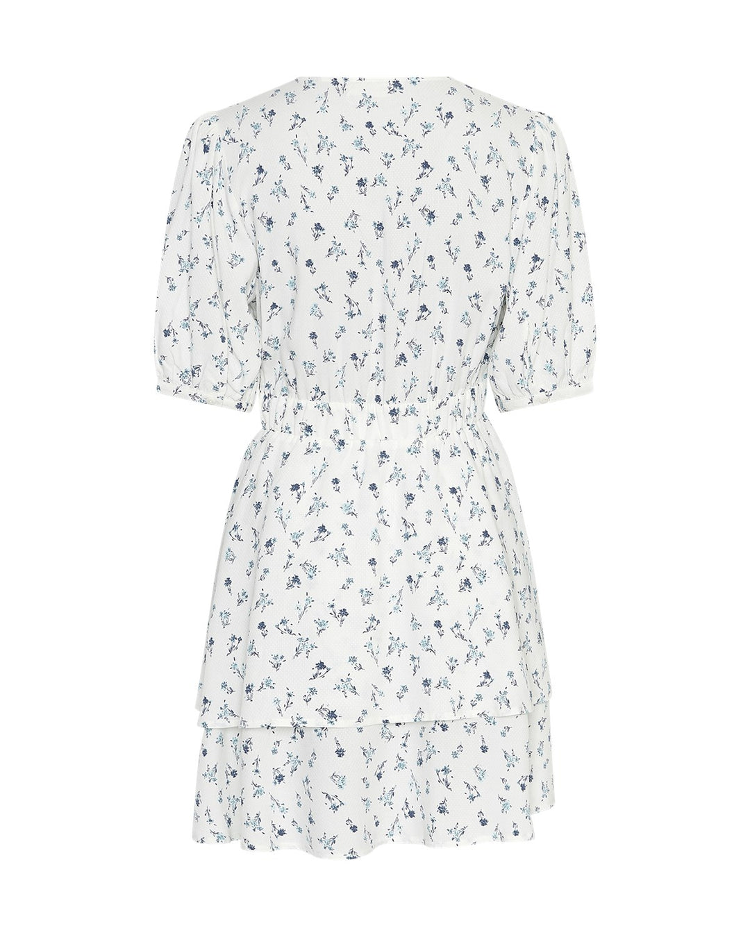 Amelina Vealine 2/4 Dress Shirt AOP  Aqua Haze Flwr