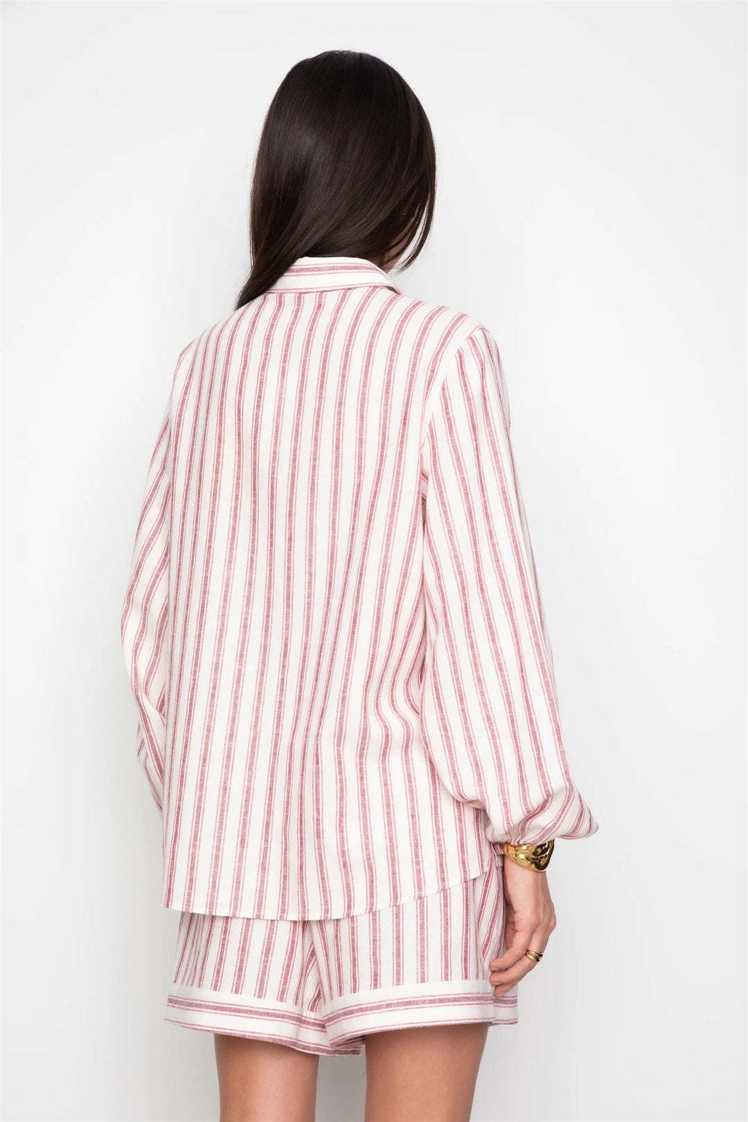 Fable Shirt  Berry Stripe