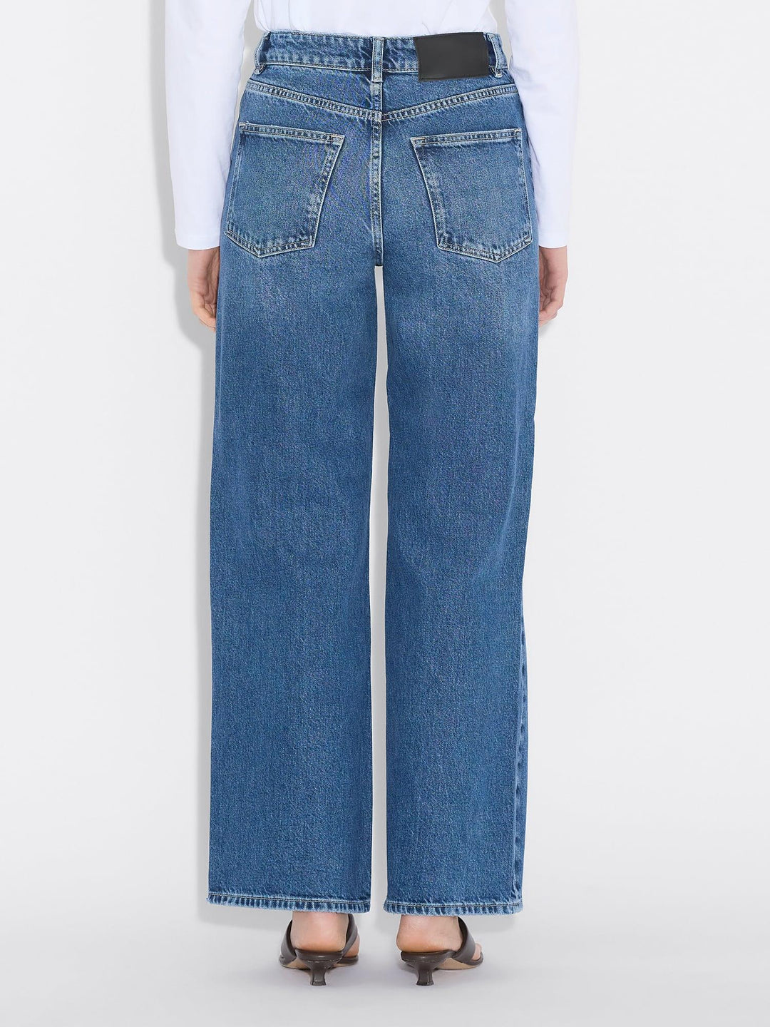 W Wide Jeans  Blue