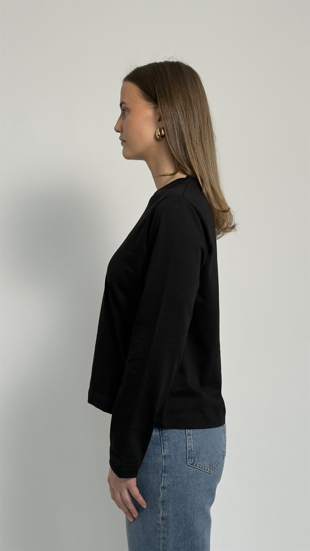 Sacamino Ls T-Shirt 6024  Black