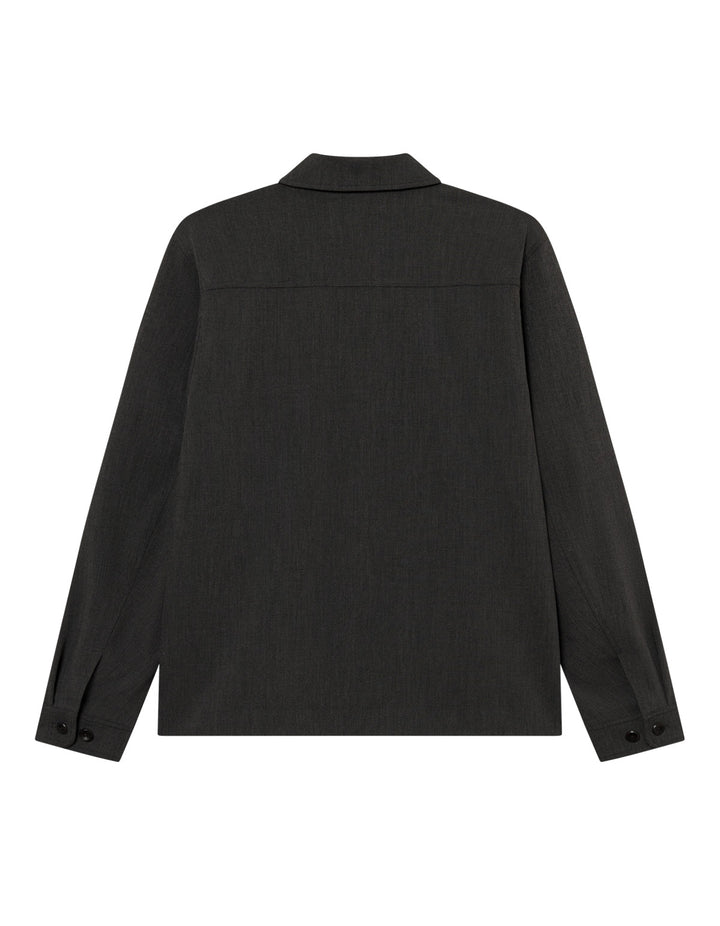 Marseille Textured Jacket  Dark Grey Melange