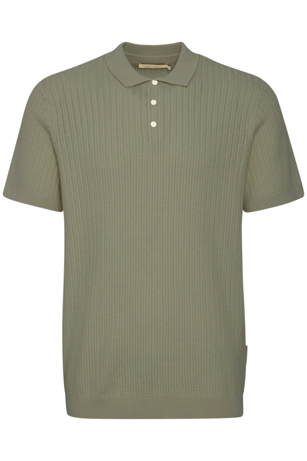Karl structured knit polo  Agave Green