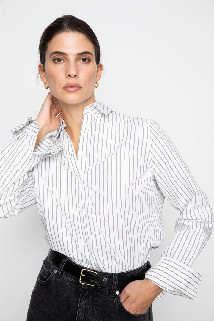 Fritila Shirt  Black Stripe