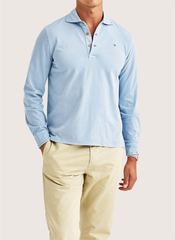 Harland LS Polo Shirt  Blue