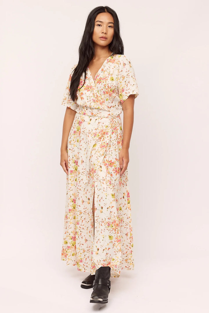 SPIRE WRAP DRESS  Garden Flower