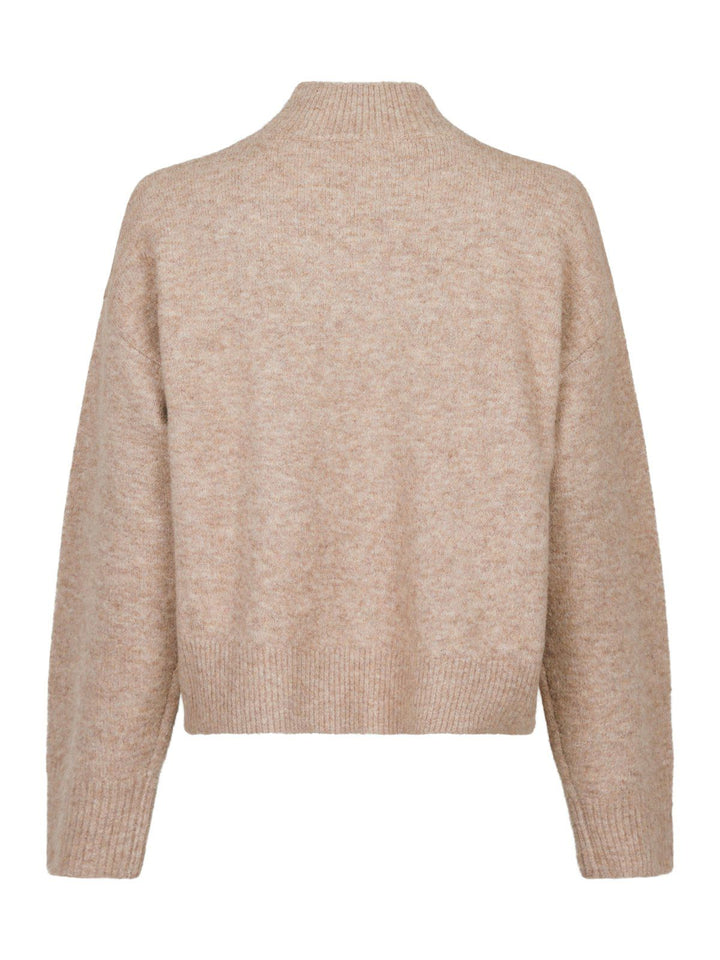 Paulina Knit Blouse Sand Melange