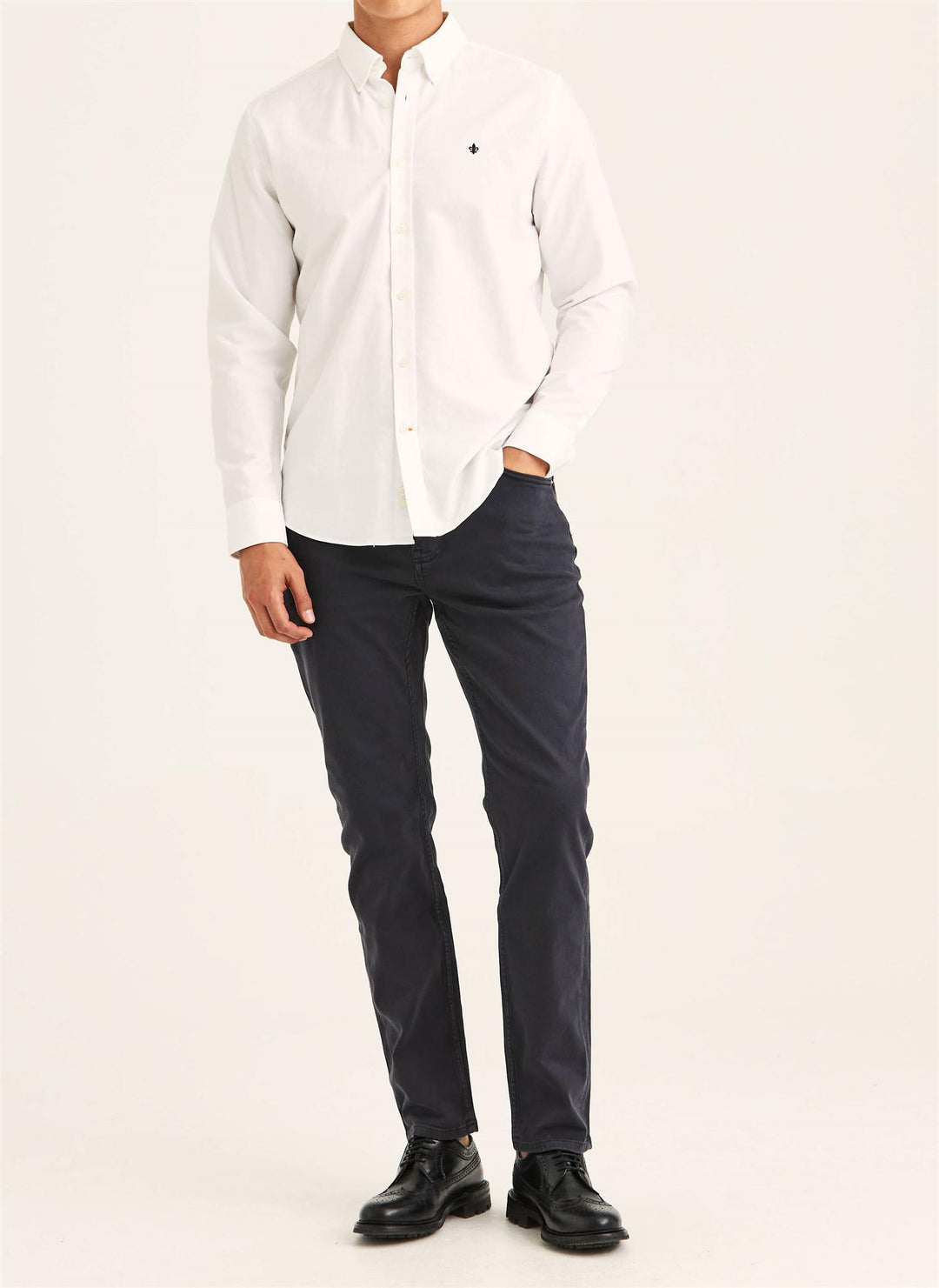 OXFORD BUTTON DOWN  White