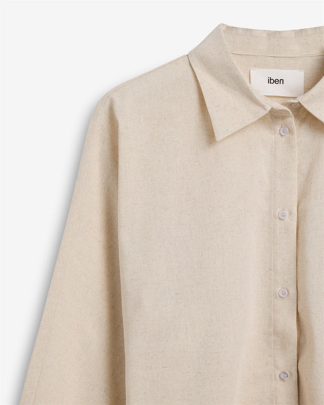 Atari Linen Shirt  Raw Beige