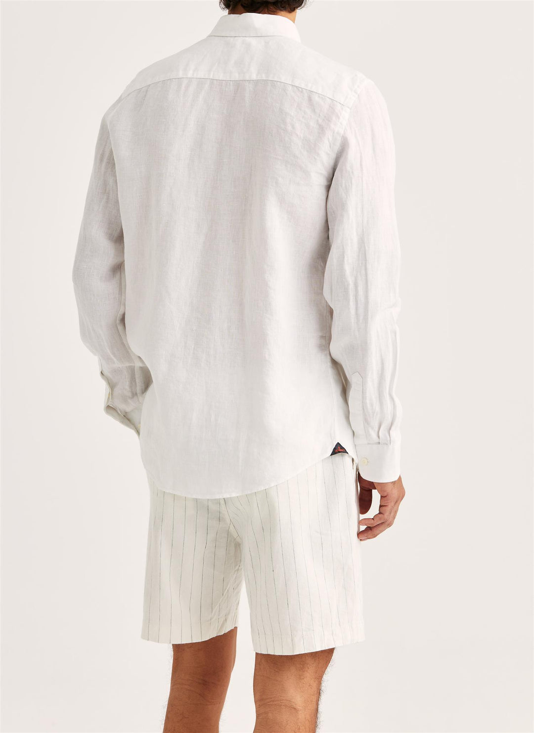 Douglas BD Linen Shirt LS  Off White