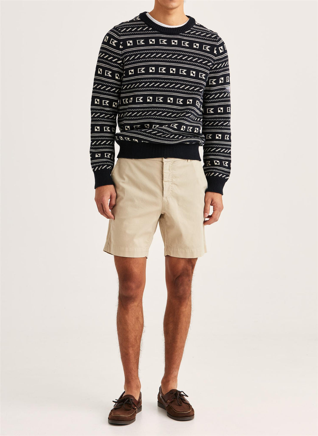 Jeffrey Summer Chino Shorts 7"  Khaki
