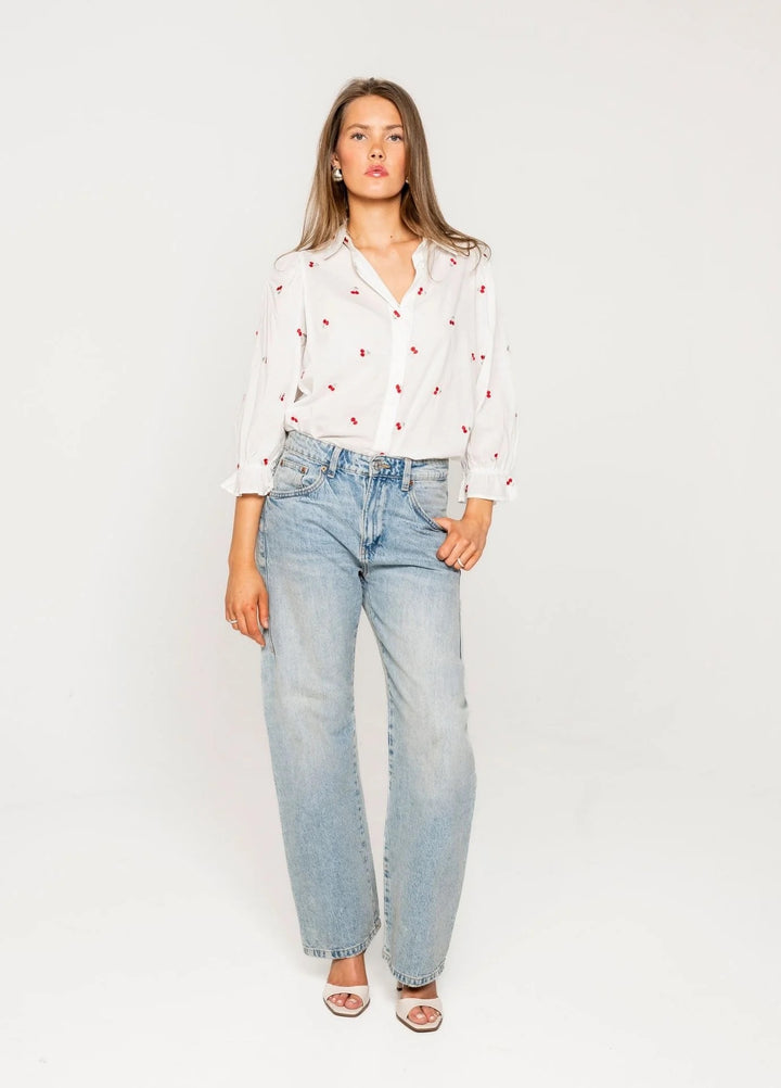 Amy Blouse Cherry  Cherry
