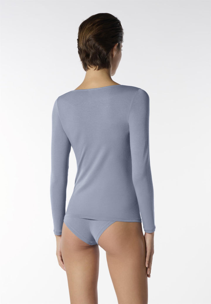 Oroblu Perfect Line Cashmere Long Sleeve  Sugar Paper