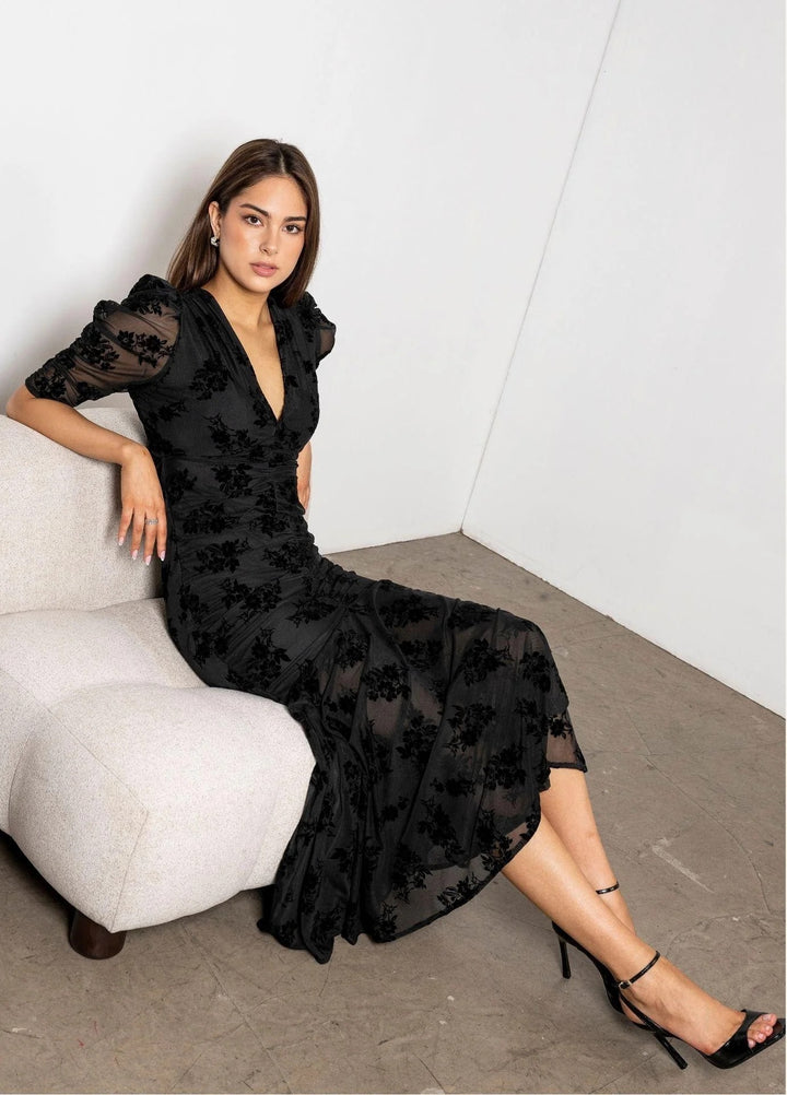 Sofia Dress Blooming Mesh Blooming Mesh