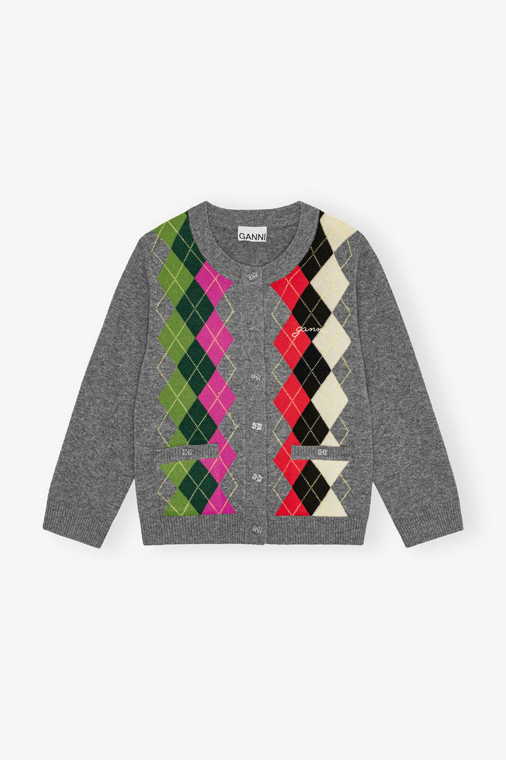 Cashmere Wool Mix Cardigan  Paloma Melange