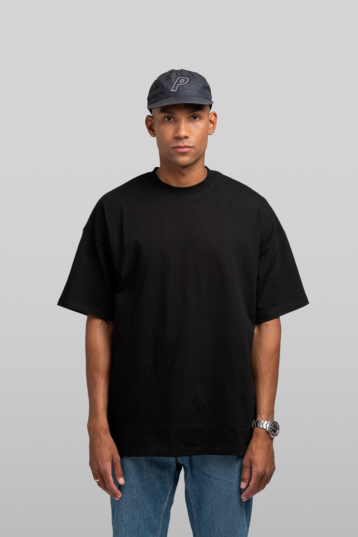 BOX FIT T-SHIRT  Black