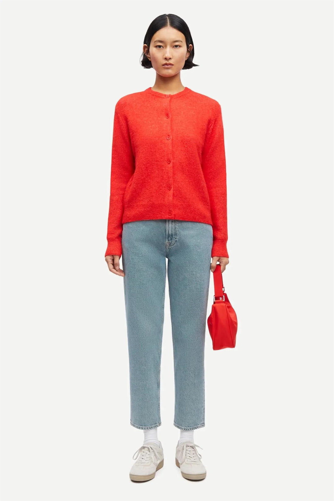 NOR SHORT CARDIGAN 7355  Flame Scarlet