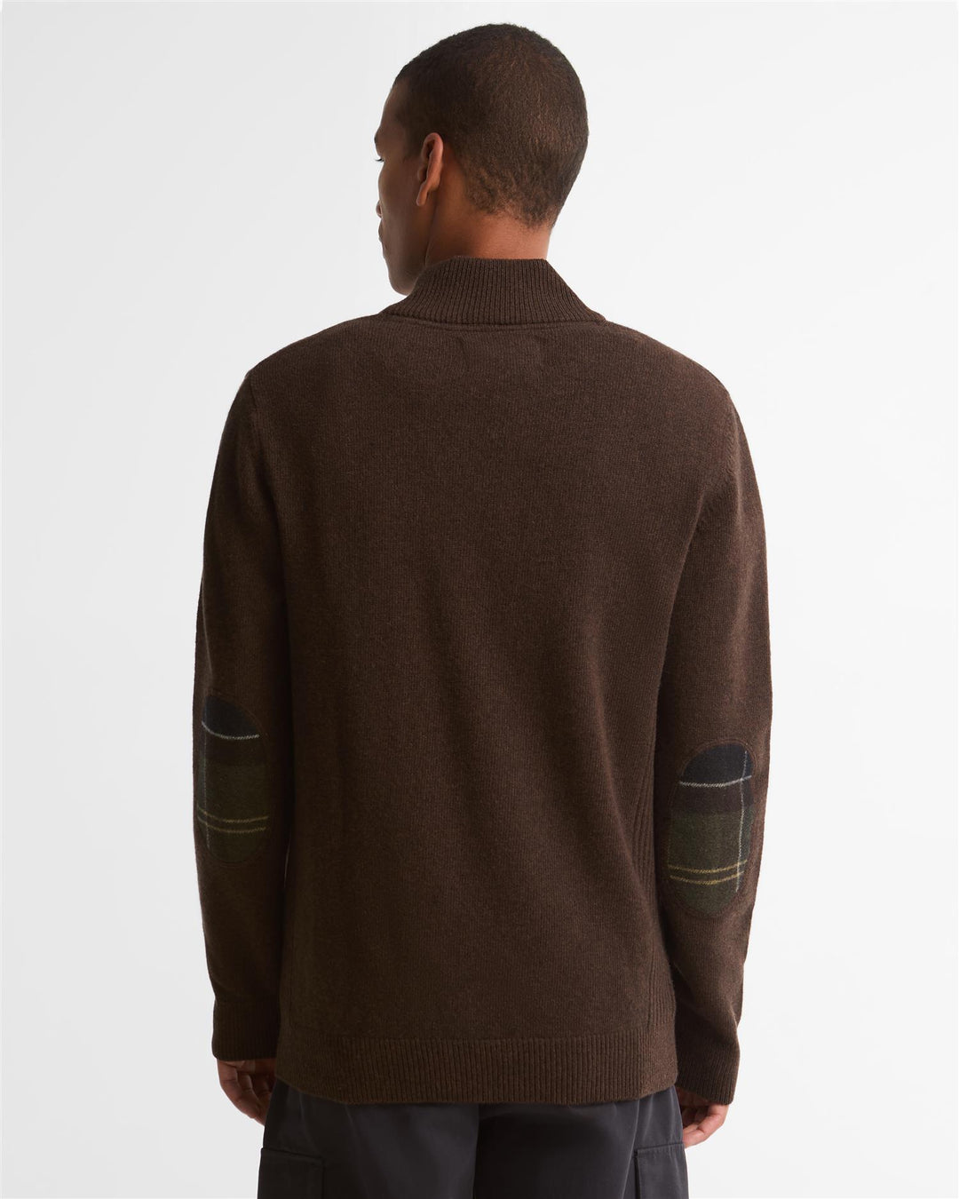 Barbour Holden Half Zip  Dark Oak