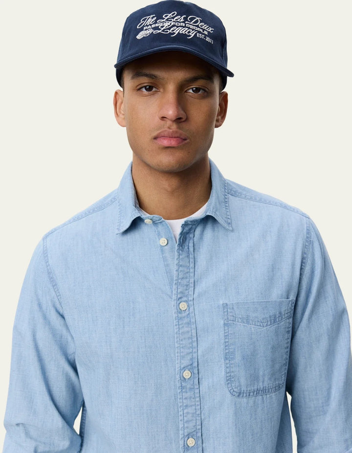 Chambray Shirt  Light Blue Wash