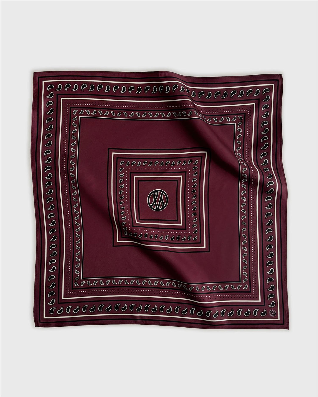PAISLEY SCARF  Wine Red