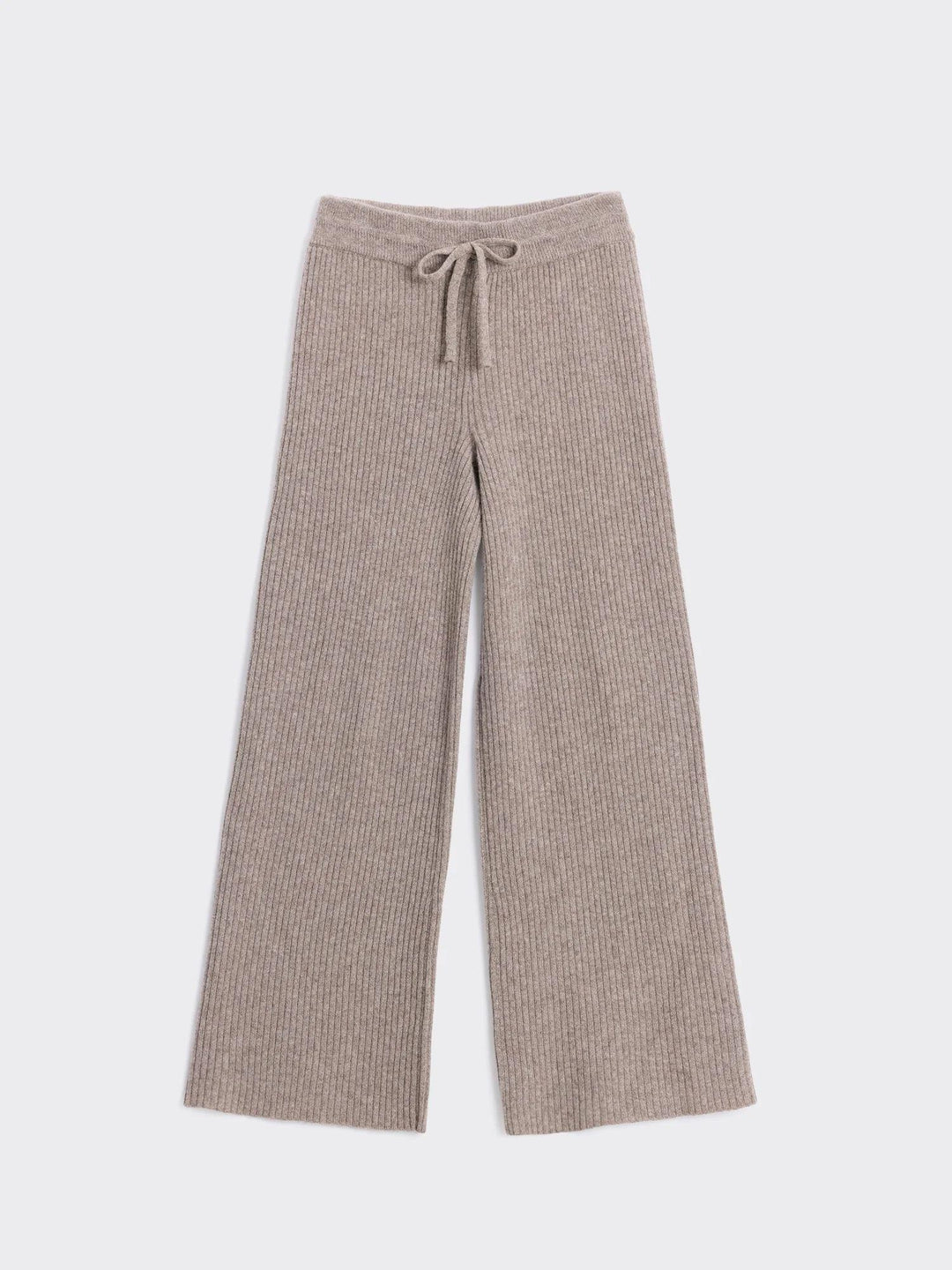 Amara Rib Trousers  Taupe
