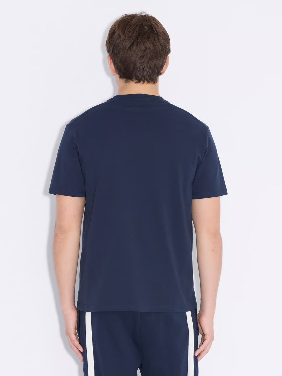 Tucker Embroidery Tee  Navy