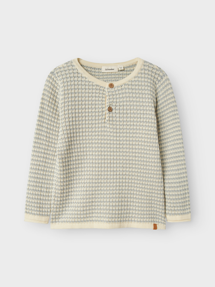 Nmmnelson Ls Knit Lil  Pigeon