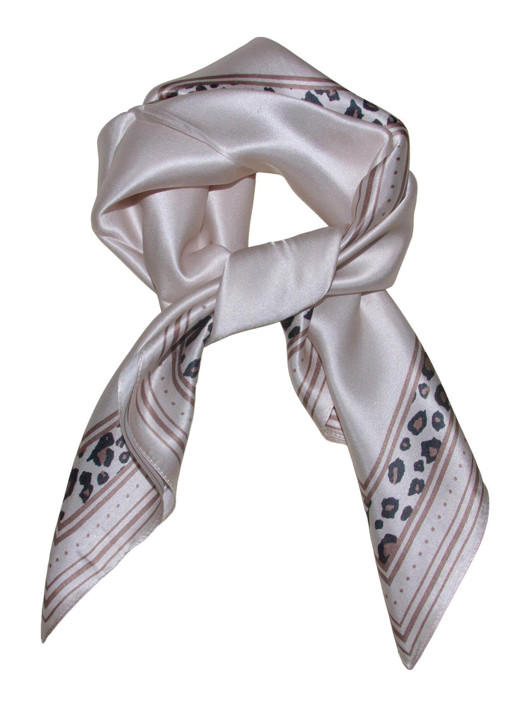 SKJERF DYREPRINT SILKE  Beige