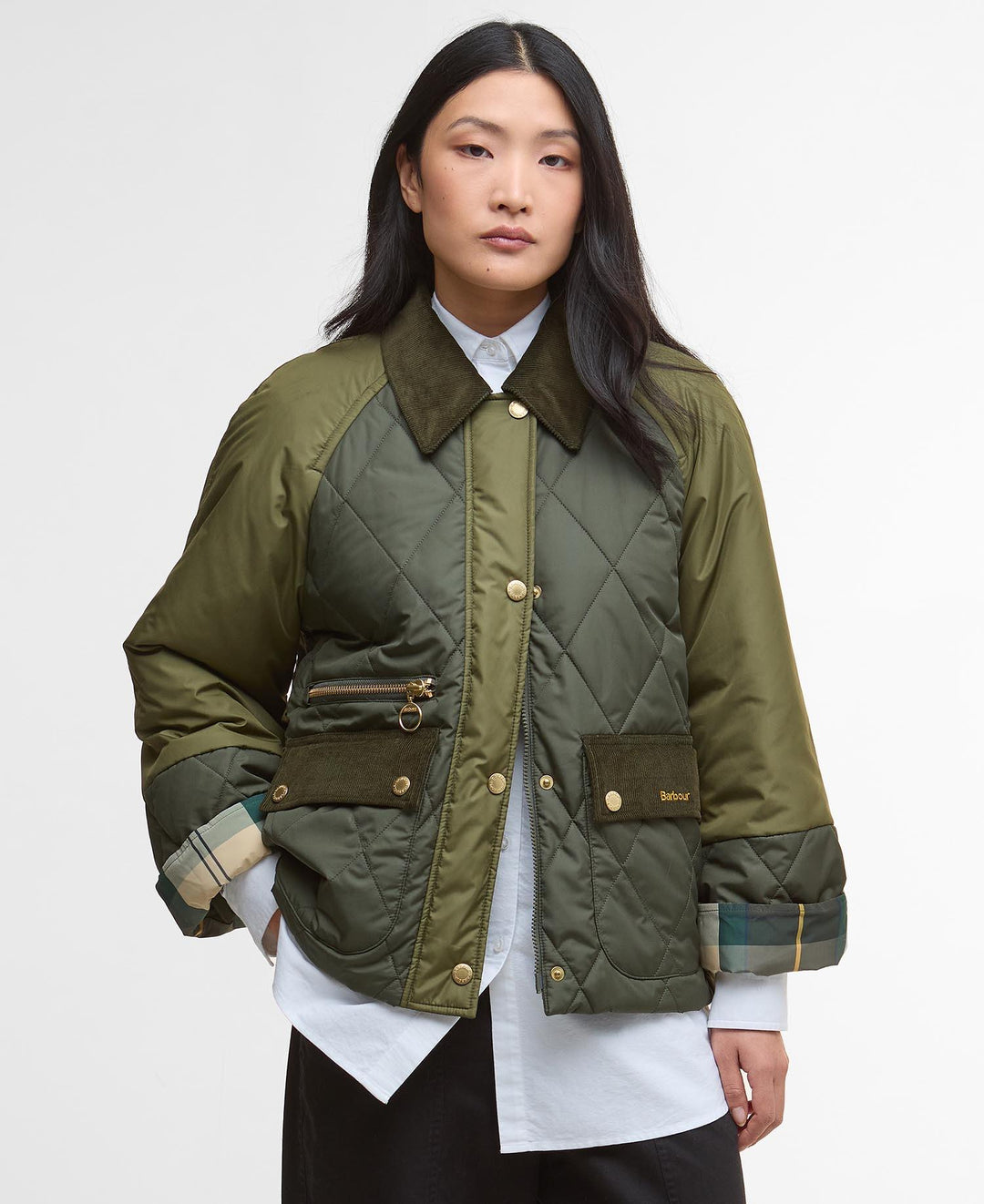 Martha Quilted Jacket  Olive