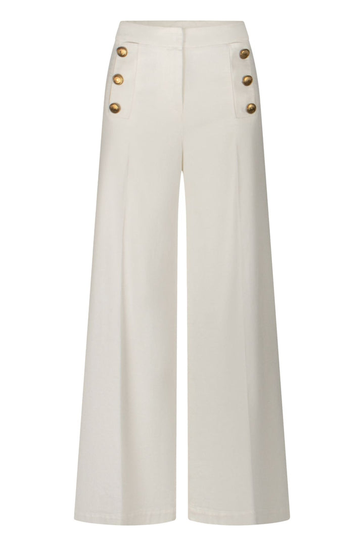 Brigdet Coloured Soft Denim  White