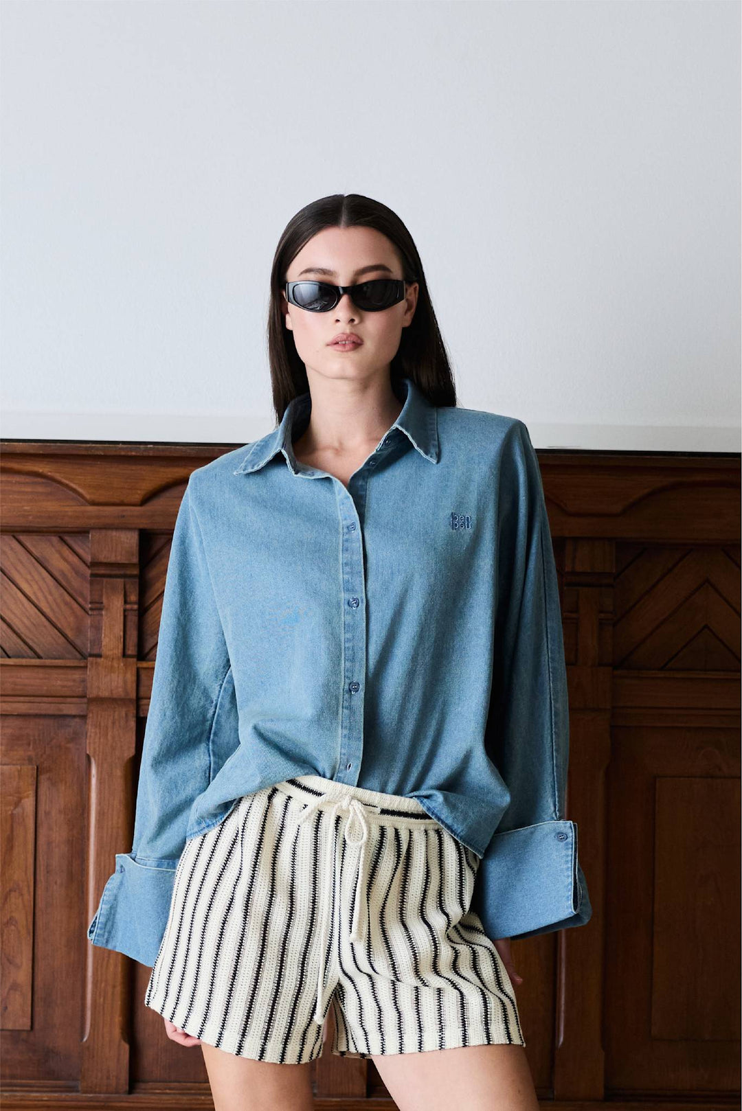 Atari Denim Shirt  Chambray Blue