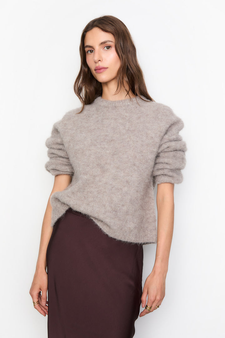 Joy Knit  Taupe Melange