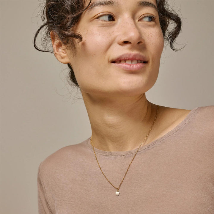 ENAMEL AMORE NECKLACE,DAISY  Daisy