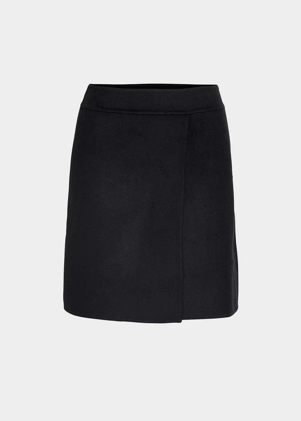 Kaia wool skirt  Black