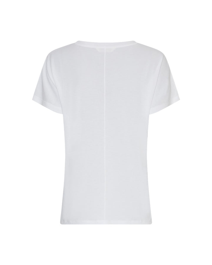 Mschfenya Modal V Neck Tee  White