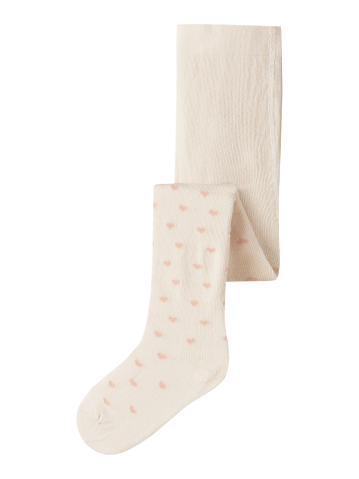 NMFREBA LEN PANTYHOSE LIL  Offwhite