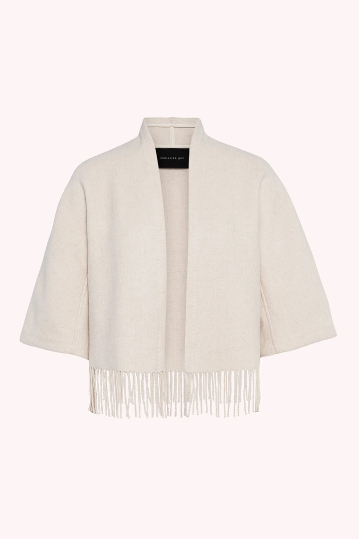 KEYLA LAMBSWOOL JACKET  Creme