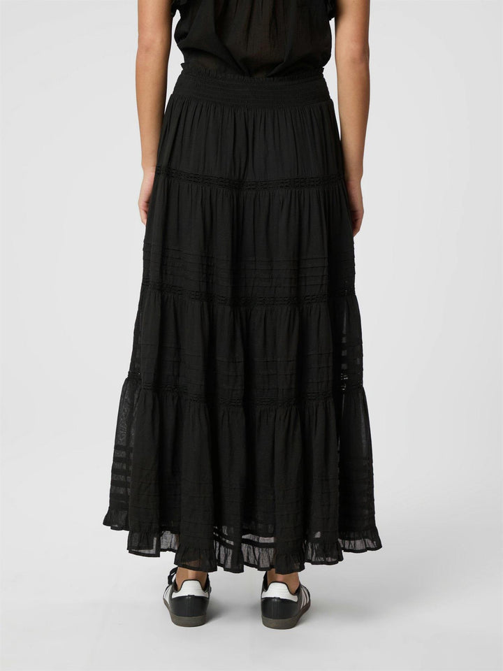 Felicia S Voile Skirt  Black