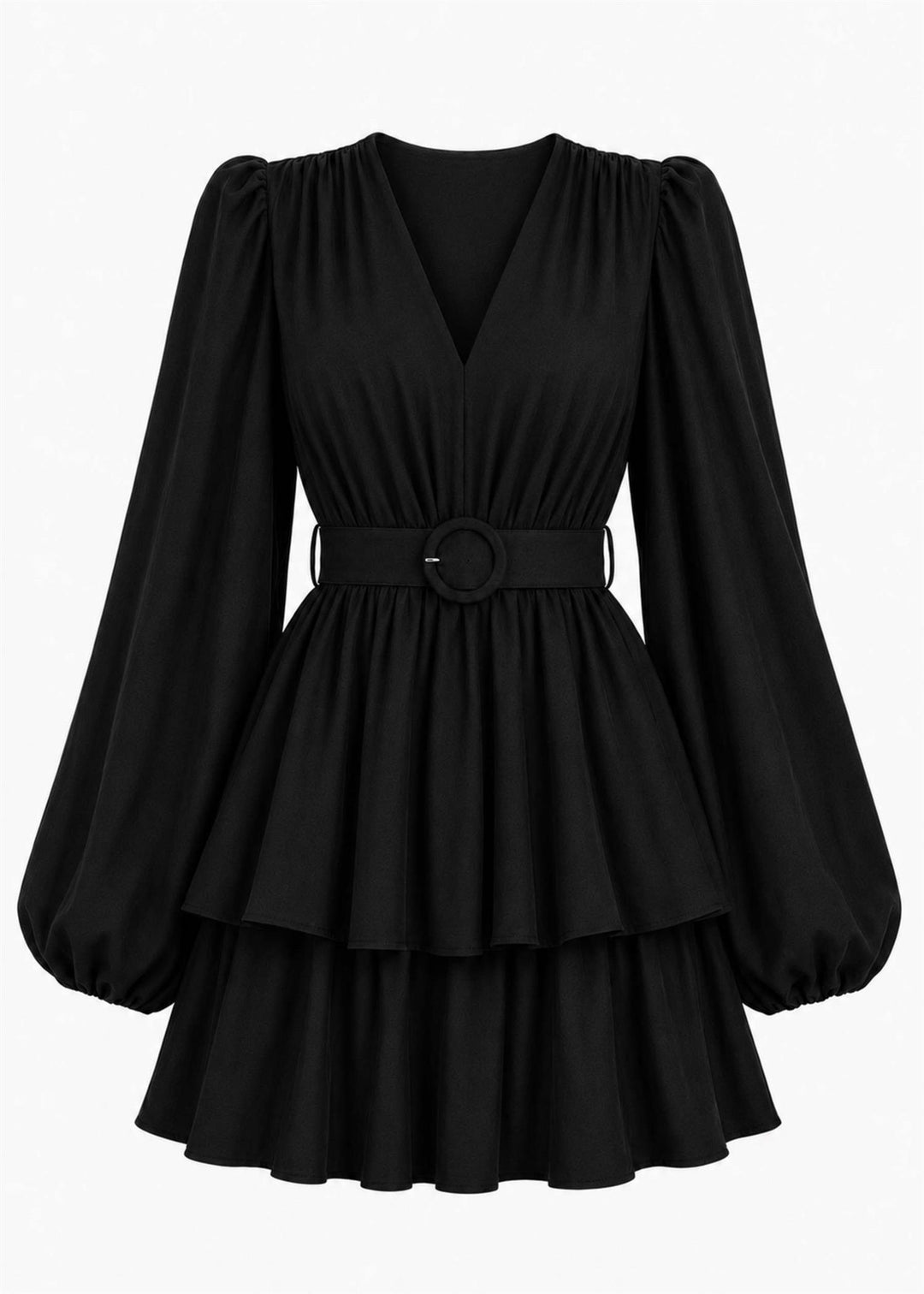 Abina Satin kjole  Black