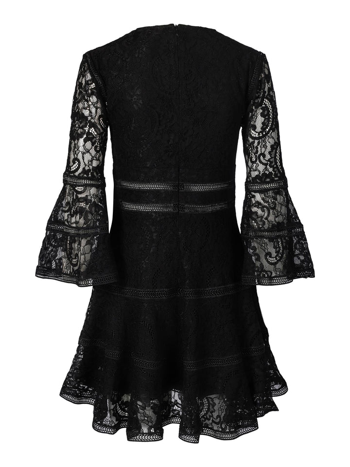 Millie lace mini dress  Black Lace
