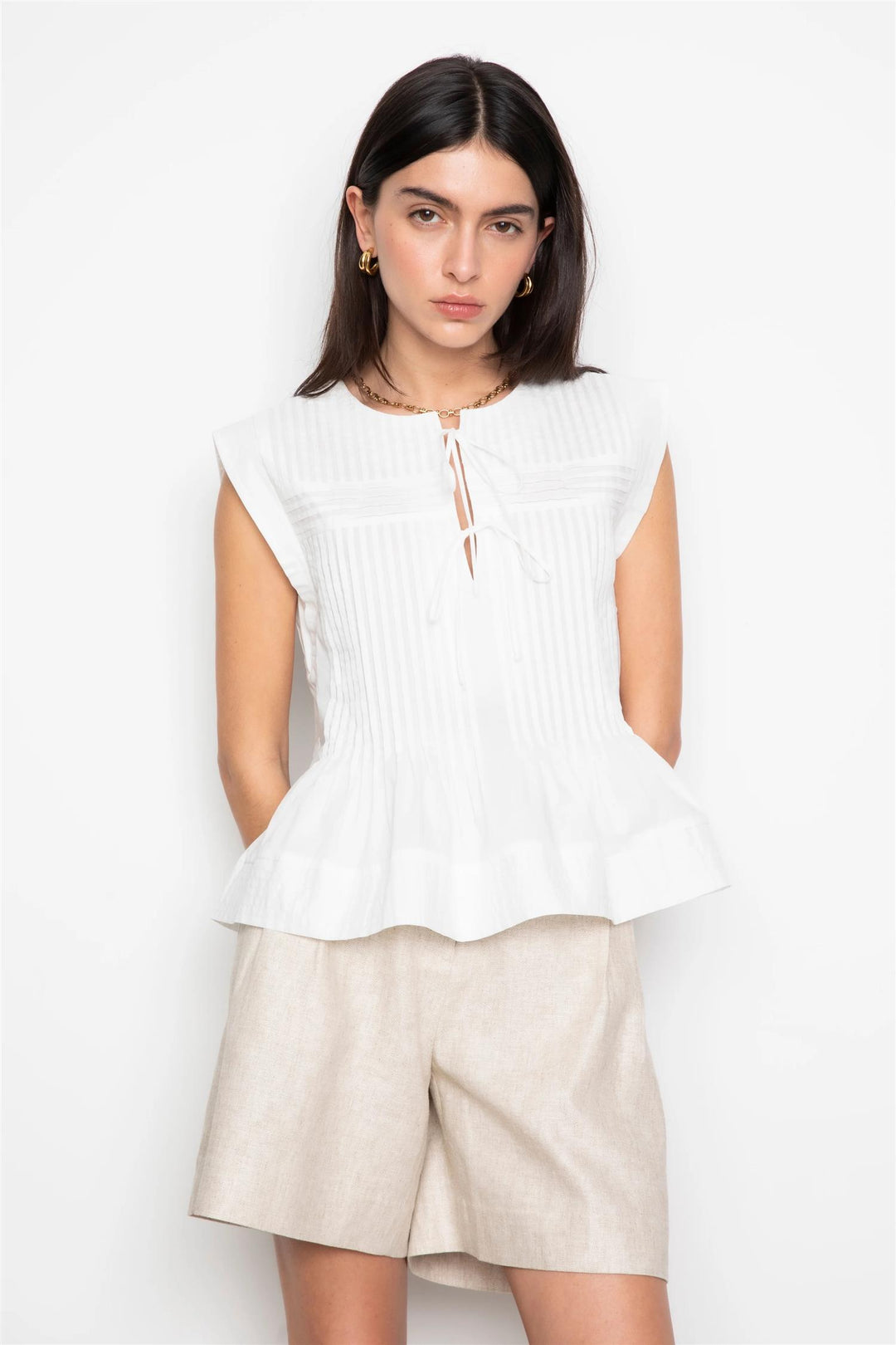 Mavie Top  White