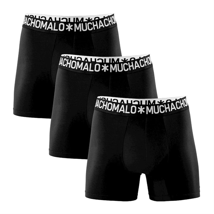 1132 3pk Cotton Boxer 24  Black